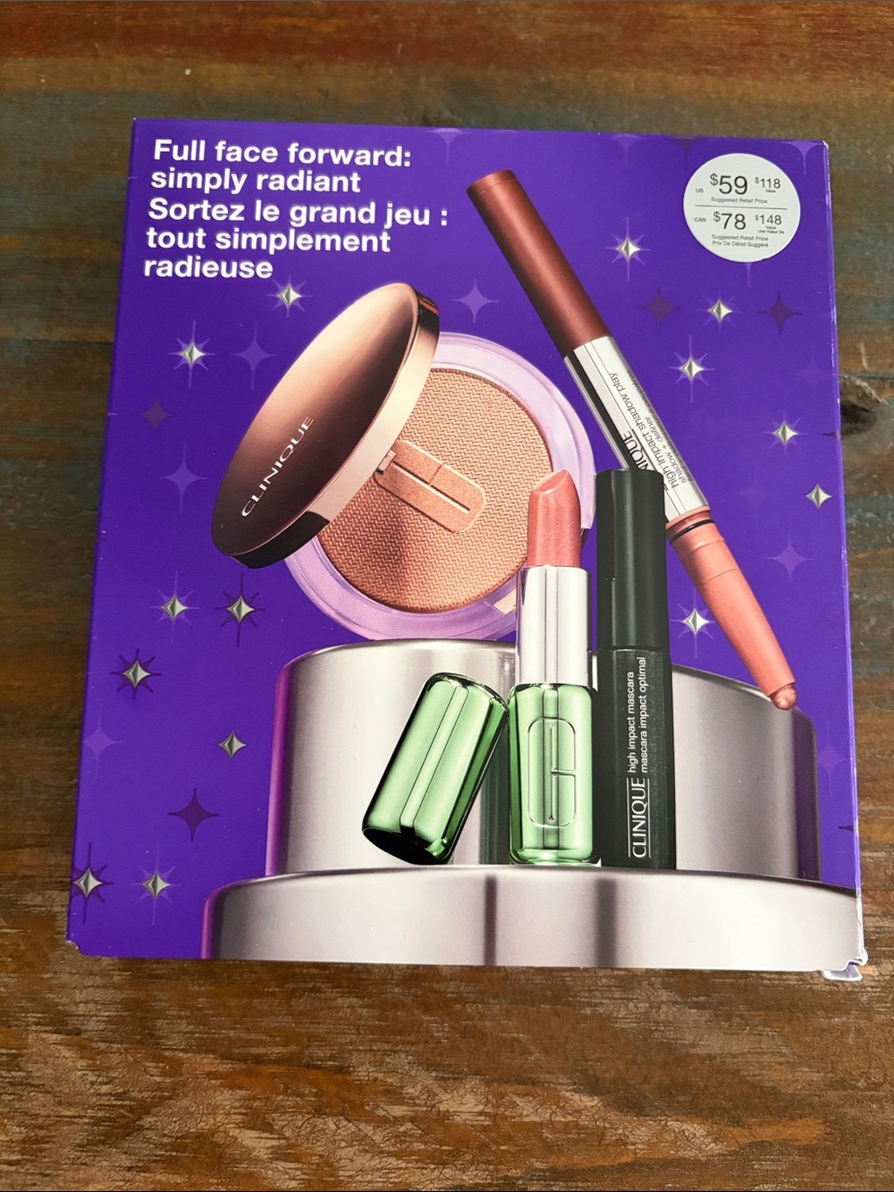 New Clinique Full Face Forward Simply Radiant Set